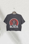 Dragon Team Black Merch Fantasy Crop Tee For Women